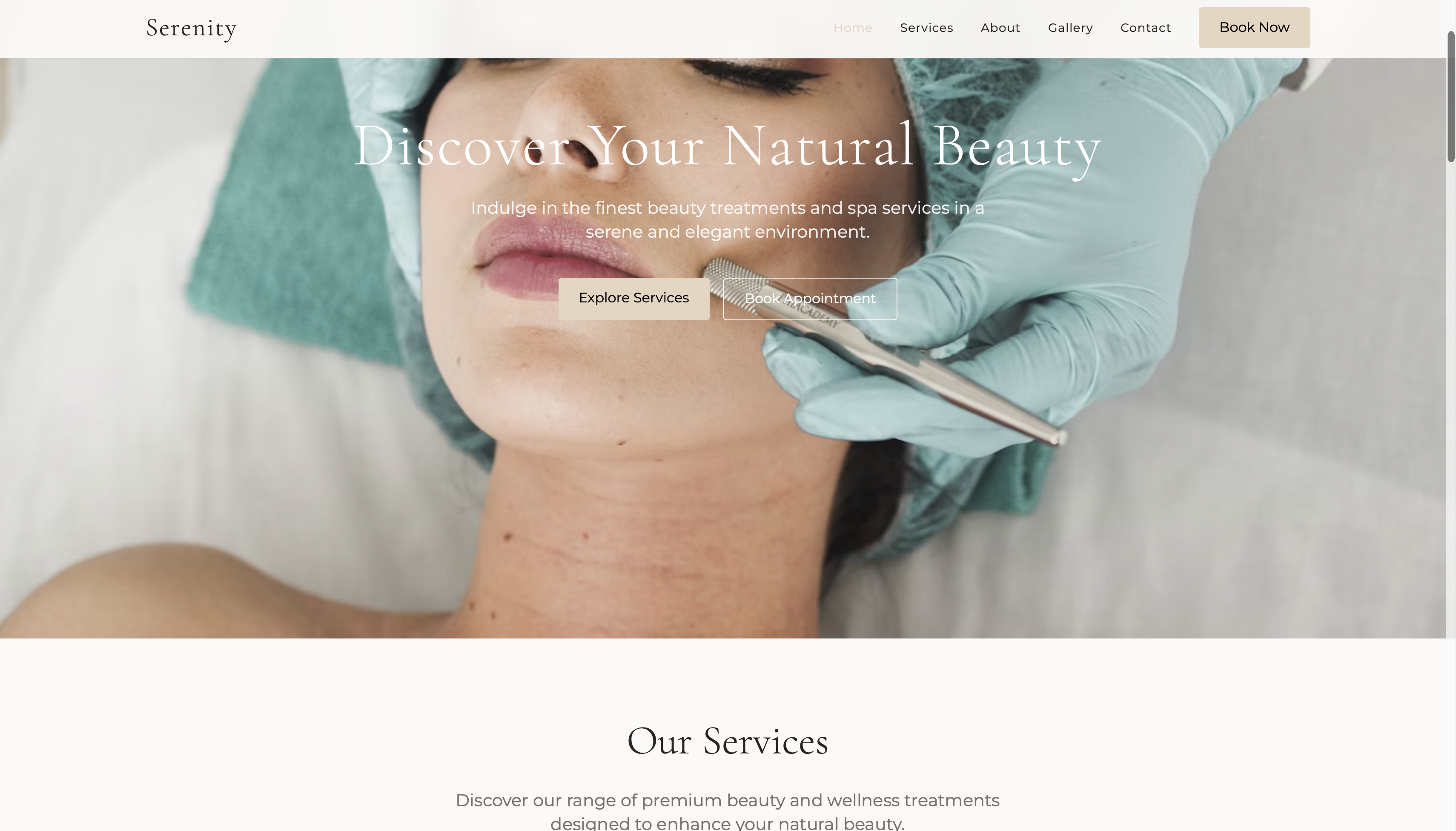 Beauty Salon Website