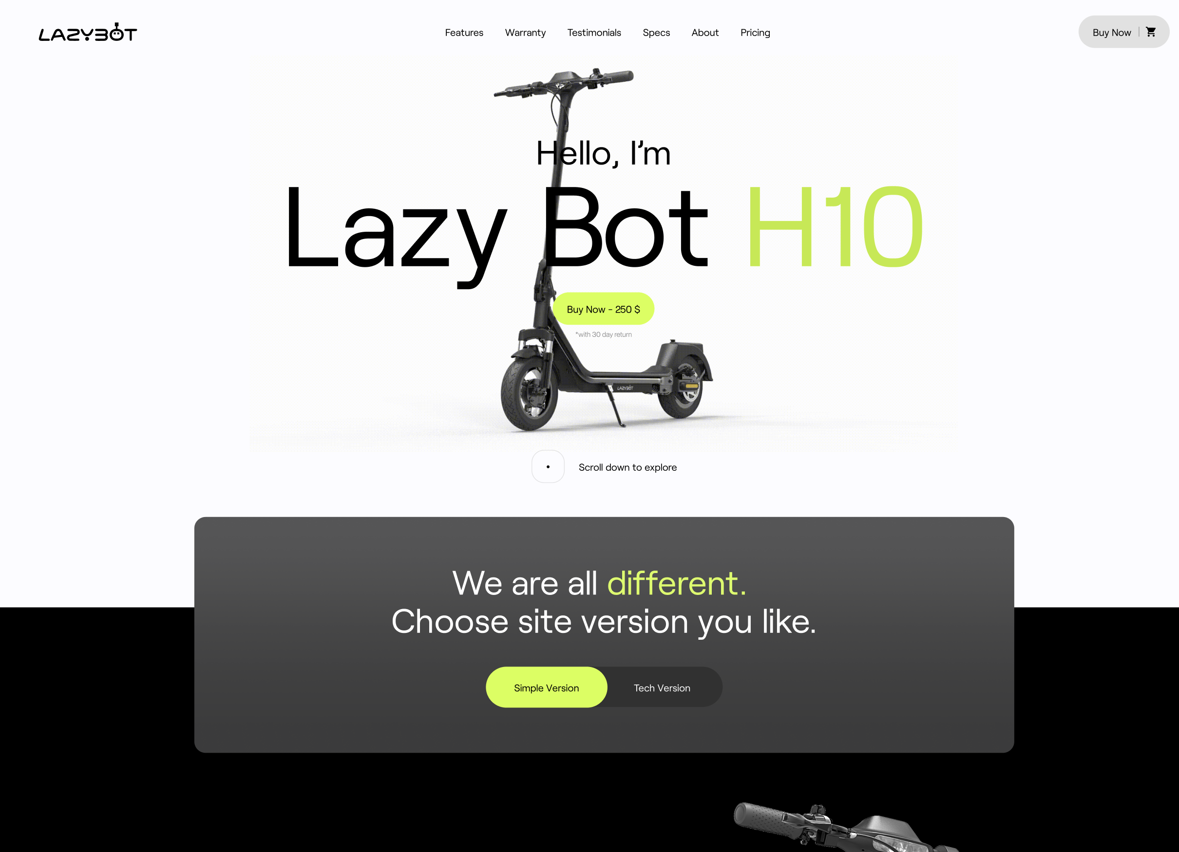Lazybot Figma Design